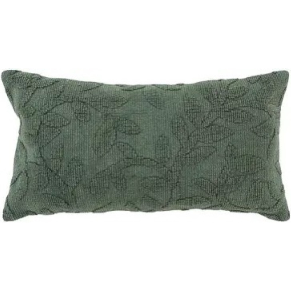 BIRCH LANE NEW Bess floral botanical throw pillow -green -14x26